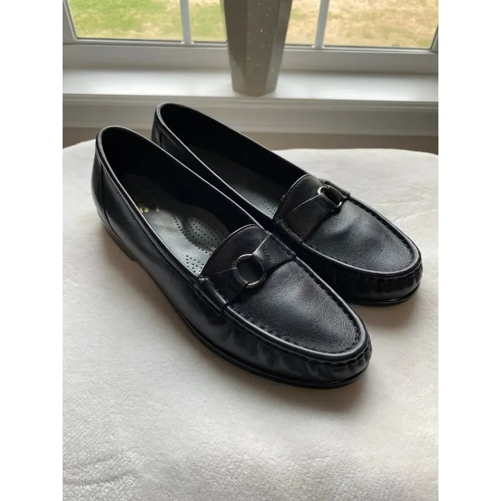SAS  Jewel Tripad Comfort Slip on Loafer Black 9 1/2 S (slim) made in USA